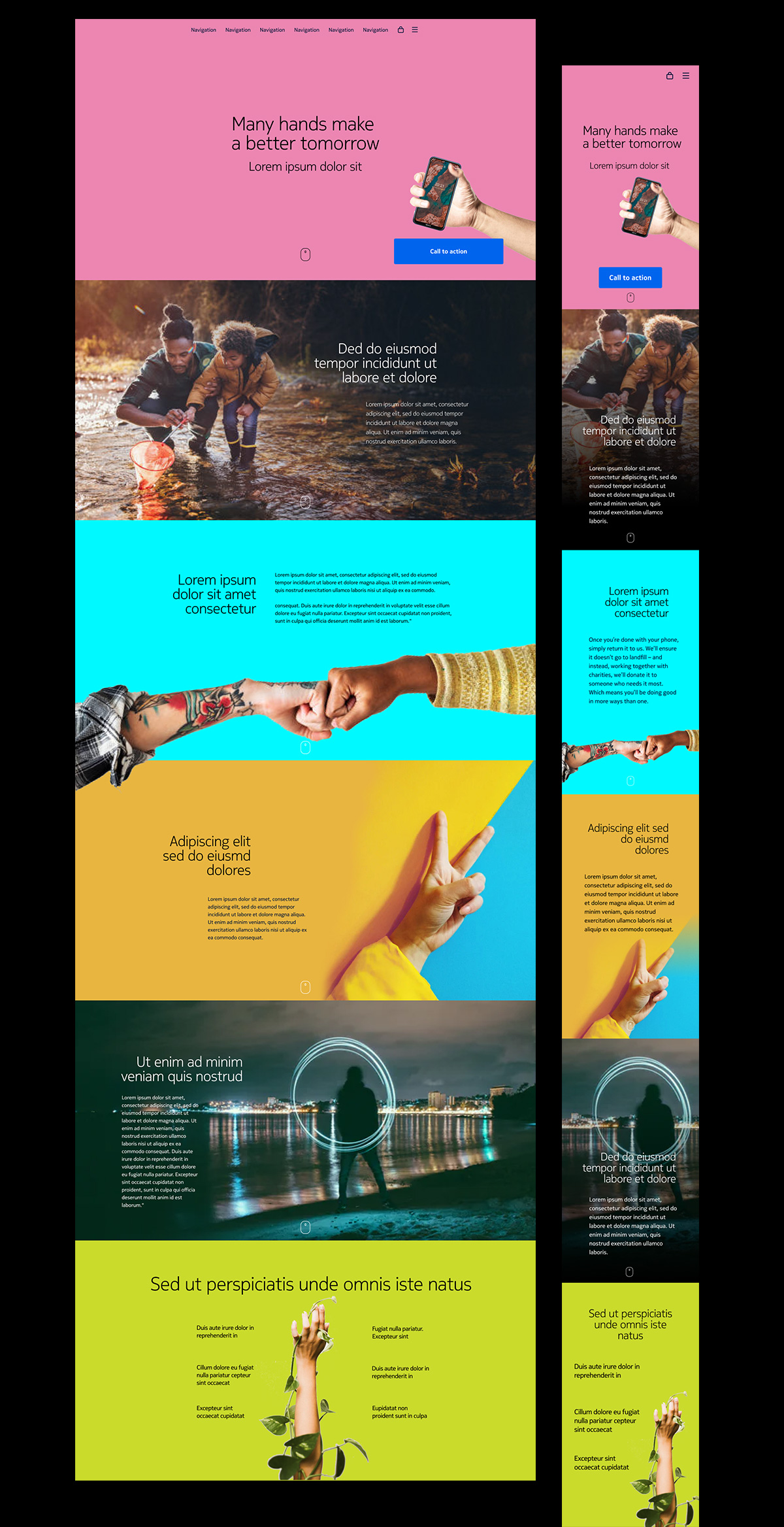 Landingpage UI Design