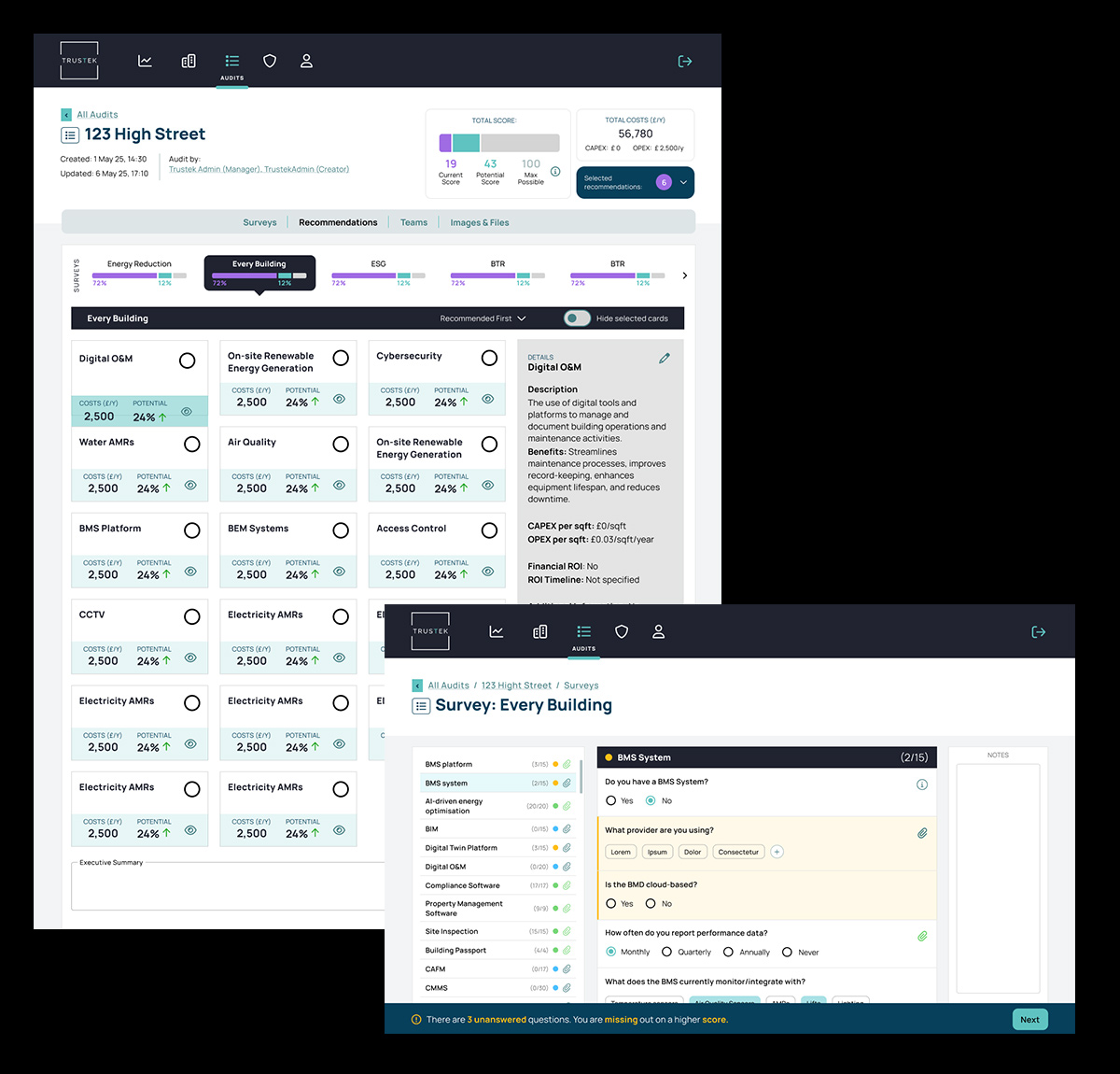 Desktop Platform – for Property Audit Service