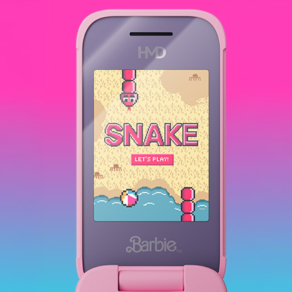 UI & Games Design – Barbie themed Mobile Phone